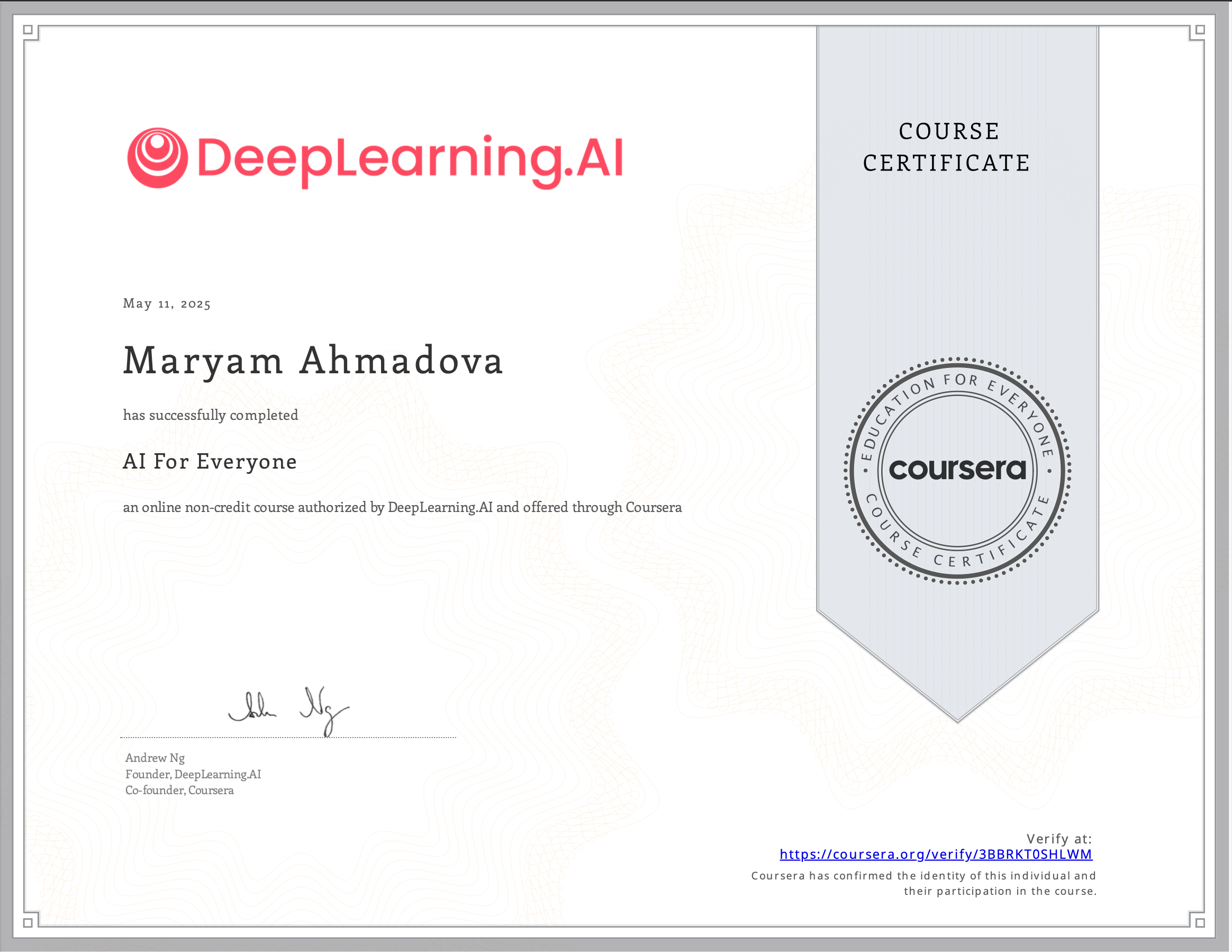 Certificate 2