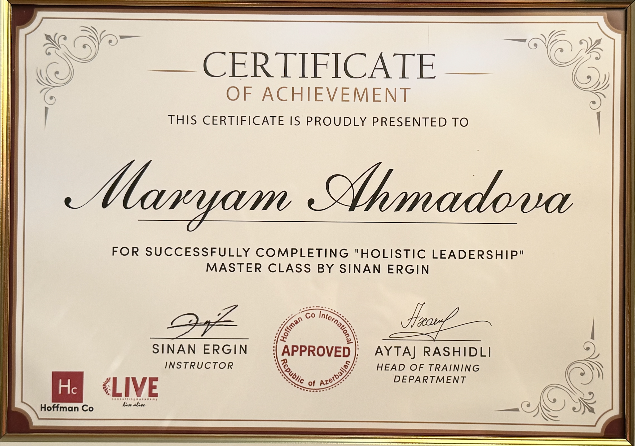 Certificate 8