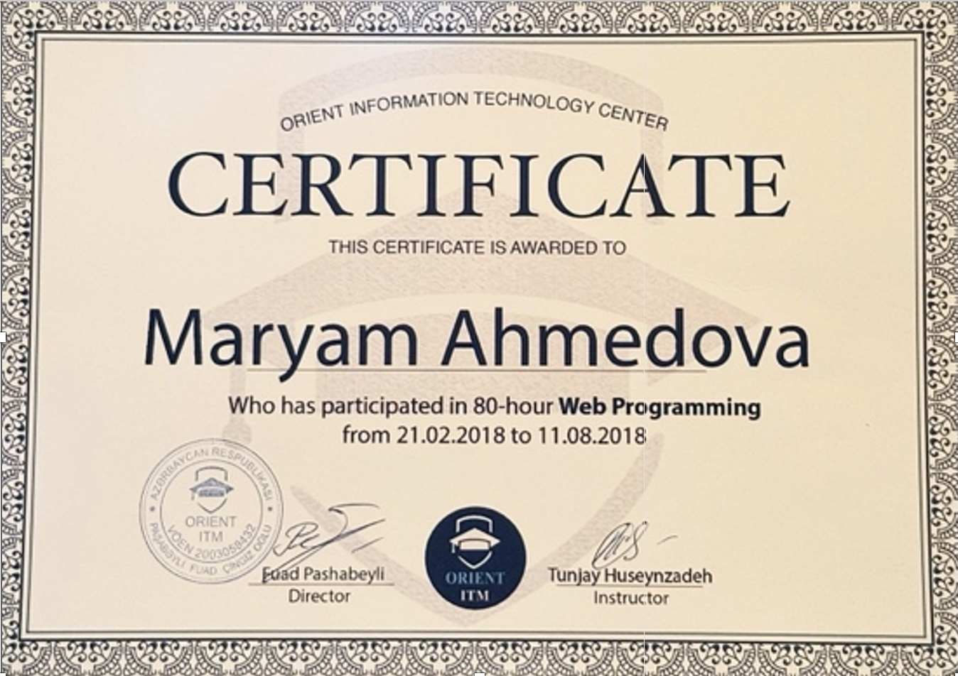 Certificate 6